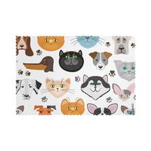Tableware Pad Placemats 6 Pcs Table Mat Non-Slip Dog And Cat Placemats for Dining Table 2024 - buy cheap