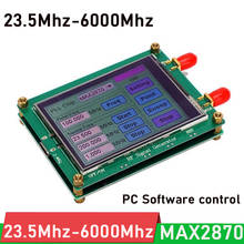 MAX2870 23.5MHZ-6000MHz RF signal source Signal generator VCO frequency sweep LCD touch screen PC software control FOR LAN 2024 - buy cheap