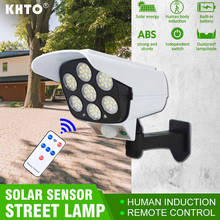 2 In1 Solar Powered Light Security Simulation Fake Dummy Camera Solar Light Outdoor Street Spotlight Solar Lamp Garden Wall Lamp 2024 - buy cheap