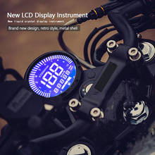 Universal Motorcycle Digital Motorcycle Speedometer Retro LCD Odometer Cafe Racer Tachometer indicator Scooter ATV Meter 2024 - buy cheap