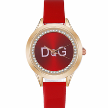 Relógio feminino zegarek damski, relógio de marca de luxo para mulheres, em couro colorido, casual 2024 - compre barato
