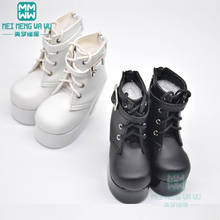 8*3,5 см BJD кукольные туфли модные остроконечные кожаные туфли на высоком каблуке для 1/3 BJD SD10 SD13 аксессуары для кукол 2024 - купить недорого