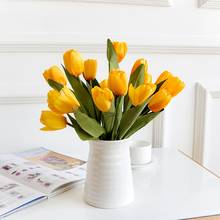 5/10pcs Artificial Tulips Flower Real Touch Fake Flower Bouquet Tulips For Wedding Home Decoration DIY Garden Decor Supplies 2024 - buy cheap