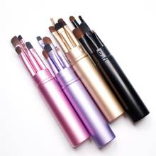 5pcs Makeup Brushes Set Travel Portable Mini Eye Smudge Eyeshadow Eyeliner Eyebrow Brush Lip Make Up Brush kit Professional 2024 - buy cheap