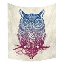 CAMMITEVER Feather Indian Wall Owl Deer Decor Beach Towel Tapestry Wall Hanging Forest Home Yoga Mat Color Bedspread 2024 - buy cheap