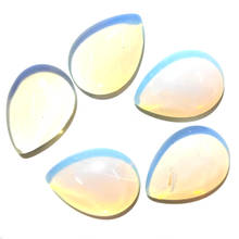 Natural Stone Opal Cabochon Beads Flat Back Water Drop Shape No Hole Loose Beads For jewelry making DIY Ring accessories 2024 - buy cheap