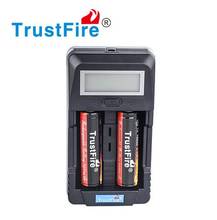 Trustfire TR-011 baterias protegidas recarregáveis do carregador de bateria de lítio inteligente de digitas + 2 * trustfire 18650 3.7v 2400mah 2024 - compre barato