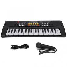 37 Keys Electric Keyboard Mini Toy Music Piano Keyboard Microphone for Kids Children Toddlers Digital Electronic Piano Toys 2024 - buy cheap