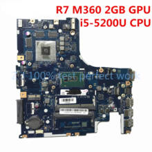 Placa base para portátil Lenovo Z51-70 AIWZ0/Z1, LA-C282P con i5-5200U, 2,2 GHz, CPU R7, M360, 2GB, GPU, DDR3L, probado, envío rápido, 100% 2024 - compra barato