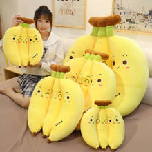 Creative Cartoon Banana Plush Stuffed Pillow Kawaii Sofa Cushion Baby Toy Cute Plush Doll Fruit Toys Children Kids Funny Gift 2024 - buy cheap