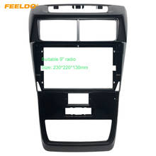 FEELDO-Adaptador de marco de Fascia para coche, pantalla grande de 9 ", CD/DVD, Kit de marco de ajuste de tablero, 2DIN, para Toyota Avanza 2024 - compra barato