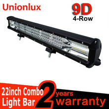 Off Road LED Bar 23inch 4 Rows Movable Bracket 9D LED Work Light Bar Motorcycle 4x4 SUV Truck Auto Car Fog Driving Lamp 12V 24V 2024 - buy cheap