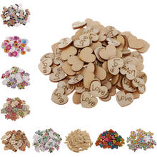 50/100pcs Wooden Buttons Embellishment For Scrapbooking Cardmaking Sewing 2024 - buy cheap