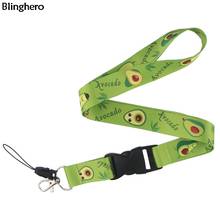 20pcs/lot Blinghero Cute Avocado Lanyards Fruit keys ID Badge Phone Holder Hnag Rope With Keys Phone DIY Neck Strap BH0188 2024 - buy cheap