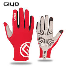 Перчатки GIYO с длинными пальцами для сенсорного экрана, для велосипеда, шоссейного велосипеда, горного велосипеда, оборудования для верховой езды 2024 - купить недорого