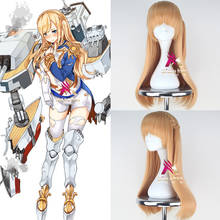 Hot Japanese Anime Warship Girls Cosplay Richelieu Wig Halloween Party Stage Play short Hair High quality +wig cap 2024 - buy cheap