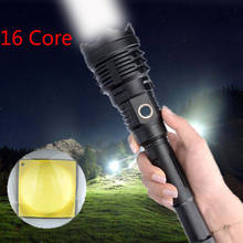 Самый яркий 16-Core XHP160.2 светодиодный фонарик Мощность банк 10000mah фонарь Usb Перезаряжаемые 21700 Батарея с регулируемым зумом 2024 - купить недорого