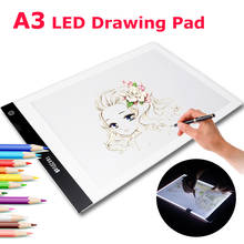 Drawing Tablet Pad A3 LED Drawing Pad Box Board Drawing Tracing Tracer Copy Board Table Pad Led Light Pad Copy Board with Usb 2024 - buy cheap