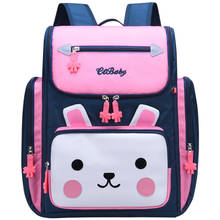 Mochila escolar de dibujos animados para niñas, morral escolar con diseño de conejo y Princesa, en 2 tamaños, para escuela primaria, de viaje, 2020 2024 - compra barato