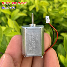 Mini Motor de alta velocidad DC 3,7 V, 5V, 7,4 V, 14800RPM, cepillo de Metal precioso, Micro Motor de 15x20mm, 10mm de longitud del eje, coche de juguete, barco 2024 - compra barato