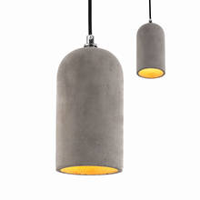 Vintage LED Cement Pendant Light Fixtures Loft Kitchen Living Dining Restaurant Bedroom Decor Hanging Lamp 2024 - buy cheap