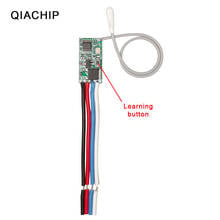 Qiachap-Interruptor de Control remoto inalámbrico, 433Mhz, DC 3,6 V-24V, 12V, 433Mhz, 1 CH, receptor de relé RF, controlador de luz Micro LED para garaje 2024 - compra barato