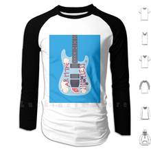 Punk Guitar-Black Hoodies Long Sleeve Arm The Homeless Ratm Guitar 2024 - buy cheap