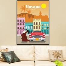 Постер для рисования на холсте Гавана, настенное украшение для гостиной, комнатное украшение 2024 - купить недорого