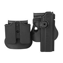 Tactical Defense Retention Roto Beretta Gun Holster Double Magazine Pouch For Colt 1911 2024 - buy cheap