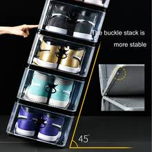 Shoe Boxes Space-saving Large Capacity PP Dustproof Shoes Storage Organizer Rack for Home Bedroom Cabinet Organizer 2024 - buy cheap