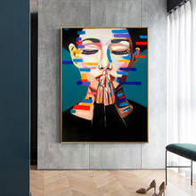 120x170 см абстрактные картины маслом для девочек на холсте, художественные плакаты и принты с граффити, настенные художественные картины в скандинавском стиле для гостиной 2024 - купить недорого