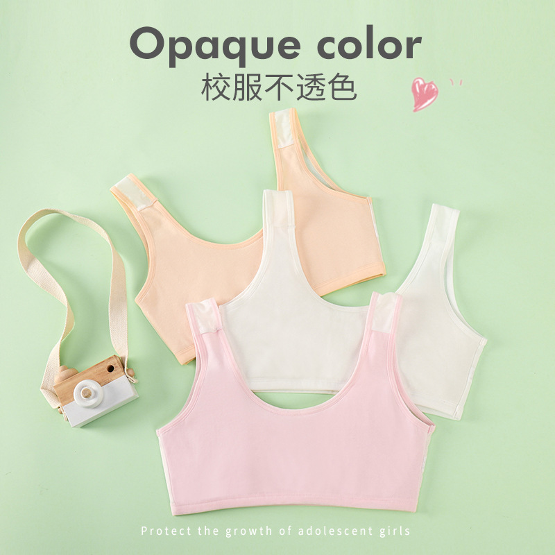 Buy 2020 New Girl's Underwear Cotton Girl's 12-15 Years Old Junior High  School Student Sports Brassiere crop tops for teens in the online store  Flowers Kids Store at a price of 8.72 usd with delivery: specifications,  photos and customer reviews