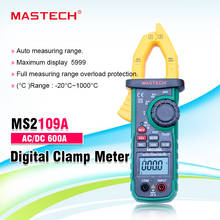 Digital Clamp Meter  MASTECH MS2109A Auto range Multimeter AC 600A Current Voltage Frequency clamp MultiMeter Tester Backlight 2024 - buy cheap