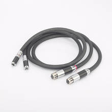 Free shipping Audiocrast Silver Plated RCA TO XLR Female Audio Interconnect Cable HIFI 2024 - buy cheap