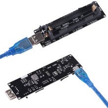 18650 Защита аккумулятора, микро USB V3 ESP32 аккумулятор зарядный модуль для Arduino Raspberry Pi ESP32 Wi-Fi с микро USB кабель 2024 - купить недорого