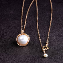 SA SILVERAGE-collar de perlas barrocas para mujer, de Plata de Ley 925, oro de 14K, joyería de navidad, regalos para mujer, diseñador 2020 2024 - compra barato