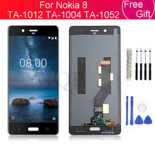 Для Nokia 8 ЖК-дисплей кодирующий преобразователь сенсорного экрана в сборе для Nokia 8 TA-1004 TA-1012 TA-1052 ЖК-замена запасных частей 5,3" 2024 - купить недорого