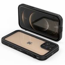 Funda de teléfono impermeable para iPhone 12 Pro Max, a prueba de agua y golpes, de silicona 2024 - compra barato
