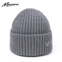 Gorro cálido de punto para hombre y mujer, gorro Unisex de estilo Hip Hop, para Otoño e Invierno 2024 - compra barato