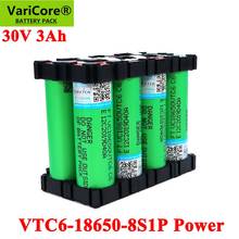 Bateria sem fenda elétrica 18650 mah vtc6, pacote de baterias soldadas, 30v, 3000 v e 29.6 p 2024 - compre barato