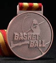 medal universal metal medal Medal Basketball Competition Prizes Games Gold Medal Universal Metal Medal Commemorative Card 2020 2024 - buy cheap