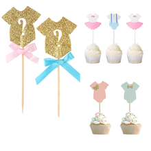 Baby Shower Decorations 10Pcs Its A Boy/Girl Cake Toppers Birthday Party Decoration Kids Gender Reveal Dessert Table Decor-S 2024 - buy cheap