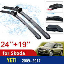 Escobillas de limpiaparabrisas de coche, accesorios para coche, limpiaparabrisas delantero, para Skoda Yeti 2009 ~ 2017, 2010, 2011, 2012, 2013, 2014, 2015 2024 - compra barato