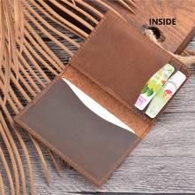 Real Leather Card Organizer Wallet High Quality Bank Credit Card Case Unisex Business Card Holder Wallet ID Holders 2024 - buy cheap