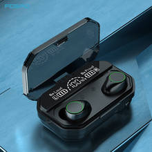 TWS беспроводные Bluetooth мини-наушники водонепроницаемые стерео спортивные наушники-вкладыши с шумоподавлением наушники-вкладыши с микрофоном 2024 - купить недорого