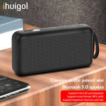 ihuigol Bluetooth Wireless Speaker Portable Waterproof Stereo Music Surround Outdoor Speaker with Mic Support Micro SD TF Card 2024 - buy cheap