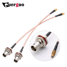 10PCS 15CM 6" RF Coax Coaxial Connector with RG316 Cable  BNC Female Jack to MCX Male Plug Straight 2024 - buy cheap