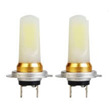 2Pcs H8 H9 H7 Led H11 HB4 9006 HB3 9005 Car Fog Lights Bulb 1400LM 6000K White Auto Driving Running Lamp 12V Car Style 2024 - buy cheap