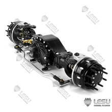 LESU-eje de reducción de rueda delantera de Metal, diferencial 1/14 RC, Tractor, camión Tamiya TH16477 2024 - compra barato