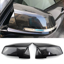 Pair Gloss Black Car Side Rearview Mirror Cover Cap For BMW F20 F21 F22 F30 F32 F36 X1 F87 M3 220i 320i 328i 330i 420i 428i 435i 2024 - buy cheap